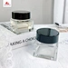 Square Honey storage bottle 90ml 180ml jam food glass jar Sauce Honey glass jar Double plastic lid
